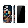Hot Air Balloon Art Apple 16 Phone Case - Two-in-One for iPhone 14/15 Pro Max