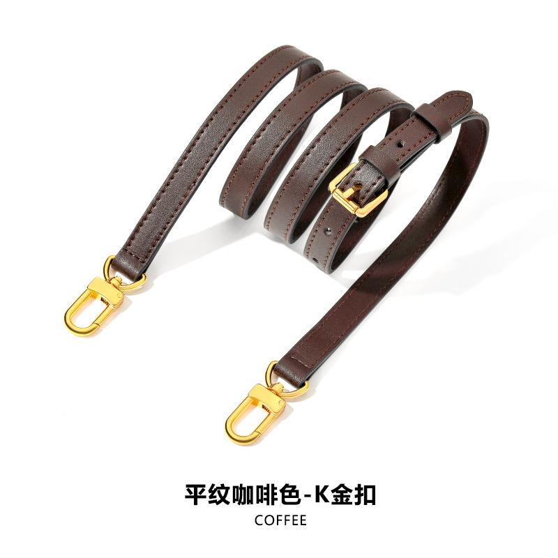 New Plain‑Textured Leather Wide Bag Strap Adjustable Replacement Shoulder Crossbody Belt Detachable Single Purchase Handbag Accessory
