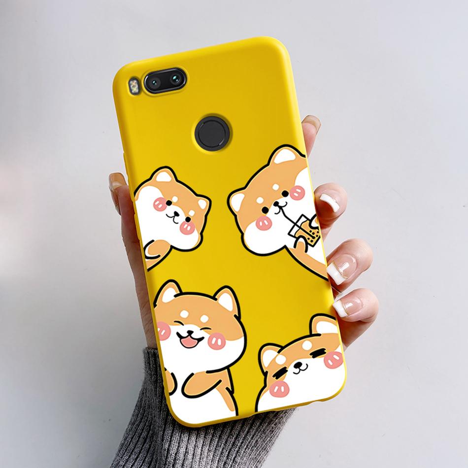 For Xiaomi Mi A1 Case Xiaomi Mi 5x Cute Bear Cartoon Frog Soft Silicone TPU Phone Back Cover Bumper For Xiaomi MiA1 Mi5X Fundas