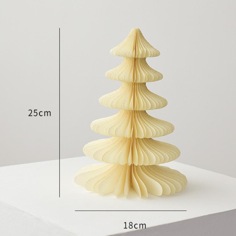 Weihnachtsbaumschmuck aus Papier 3D Desktop Weihnachtsstatue Neue Wabenkugel Partygeschenke