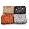 Silver/Blue Large Rhinestone Evening Clutch Purse WHTUOHENG Square Shape Crystal Handbags Diamond Party Prom Purses Minaudiere