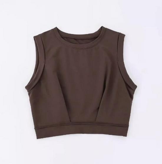 

Женский сексуальный короткий свободный спортивный жилет - Йога, Тренировки, Бег Майка без рукавов Накидка Medium