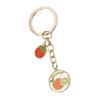 Fashionable Keychains Featuring Cherry Hearts and Plant Portable for Trendy Women Girls As Special Gifts Casual Wear