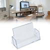 Clear Business Card Holder Organizer Office Desk Display Stand Memo Counter Accessories Tabletop Business Card Holder Storage