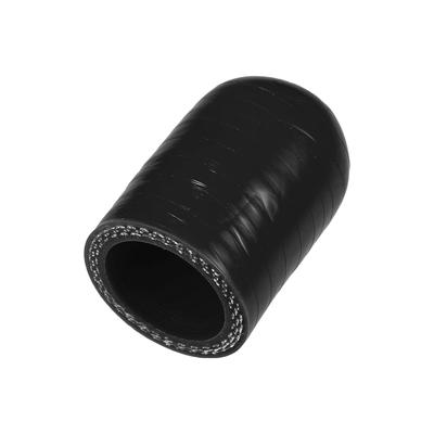 X AUTOHAUX 1pcs Length 30mm Inner Diameter 22mm/0.87" Black Car Silicone Rubber Hose End