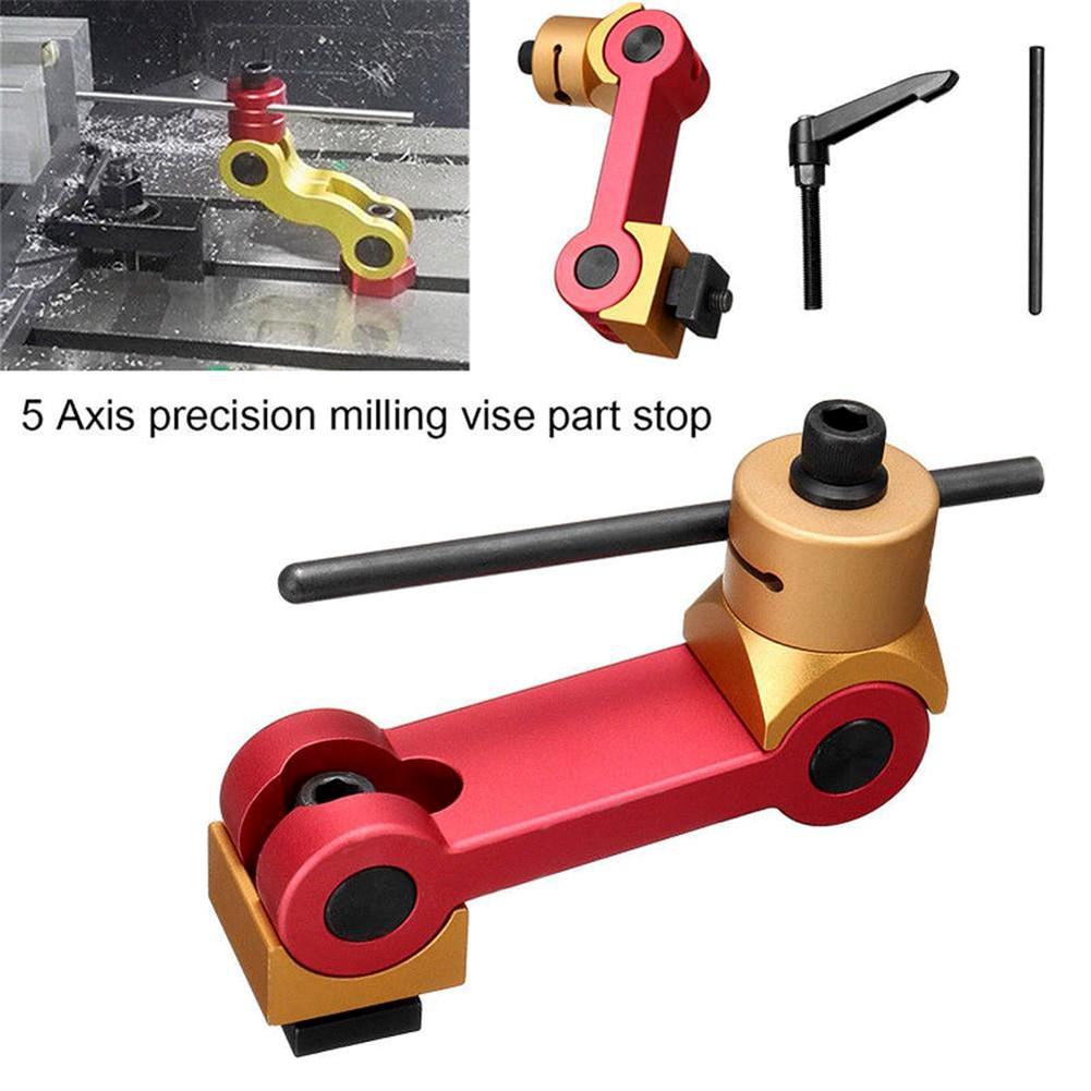 Universal Adjustable Aluminum Alloy CNC Mill Machines Work Stop Locator Tool Part Workpiece For Surface Grinding Milling EDM