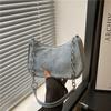 2 Summer New Fashion Underarm Bag Denim Shoulder Messenger Bag Texture Casual Bag Women