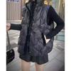 Fashion Stand Collar Cotton-Padded Vest Jacket Women's Warm Outerwear 2025 Winter Lightweight Sleeveless Waistcoat Female