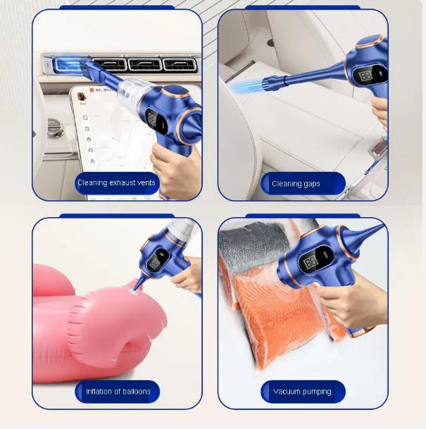 2025 Xiaomi Wireless Vacuum Cleaner Automobile Portable Robot Vacuum Cleaner 4 In1 Handheld For Car Home Appliances Dust Collector