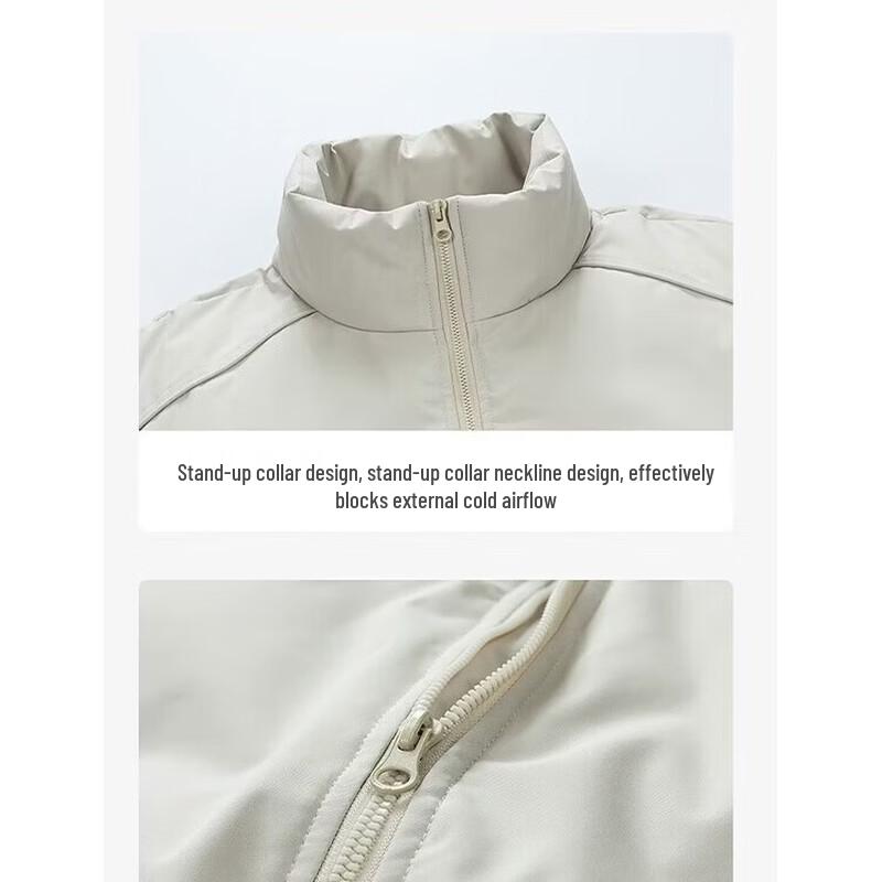 ROMON Men's Winter Stand-Collar Padded Jacket