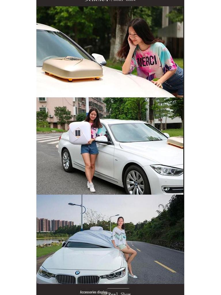 Automatic Solar Car Cover with Remote for Sun, Heat, Rain, Snow & Frost Protection