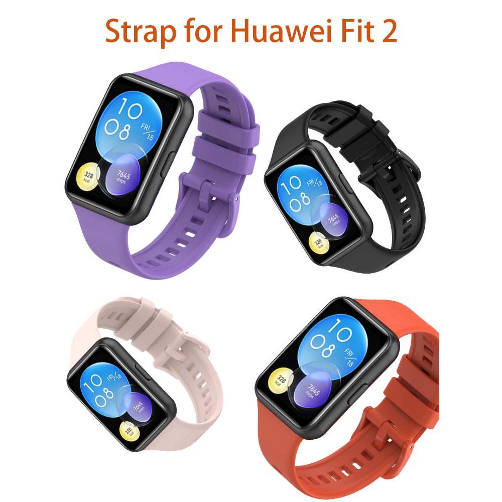 2025 Soft Silicone Strap For Huawei Fit 2 Smart Watch Band Sport Wristband Belt Correa Bracelet Replacement Accessories
