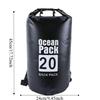 20L Waterproof Dry Bag Large-Capacity Beach Backpack Swimming Bucket Bag  Fishing Hiking