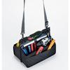 Takagi (Takagi) TAKAGI ICHIMATSU Pipe Tool Bag, Tool Storage, Black, 400 X 310 X 70mm, Easy Access, Full-Open Type, No Hand Pain, ICB-8