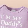 Summer Baby Girl Floral Outfit: Lettered Flutter Sleeve Bodysuit & Bowknot Flower Shorts Set