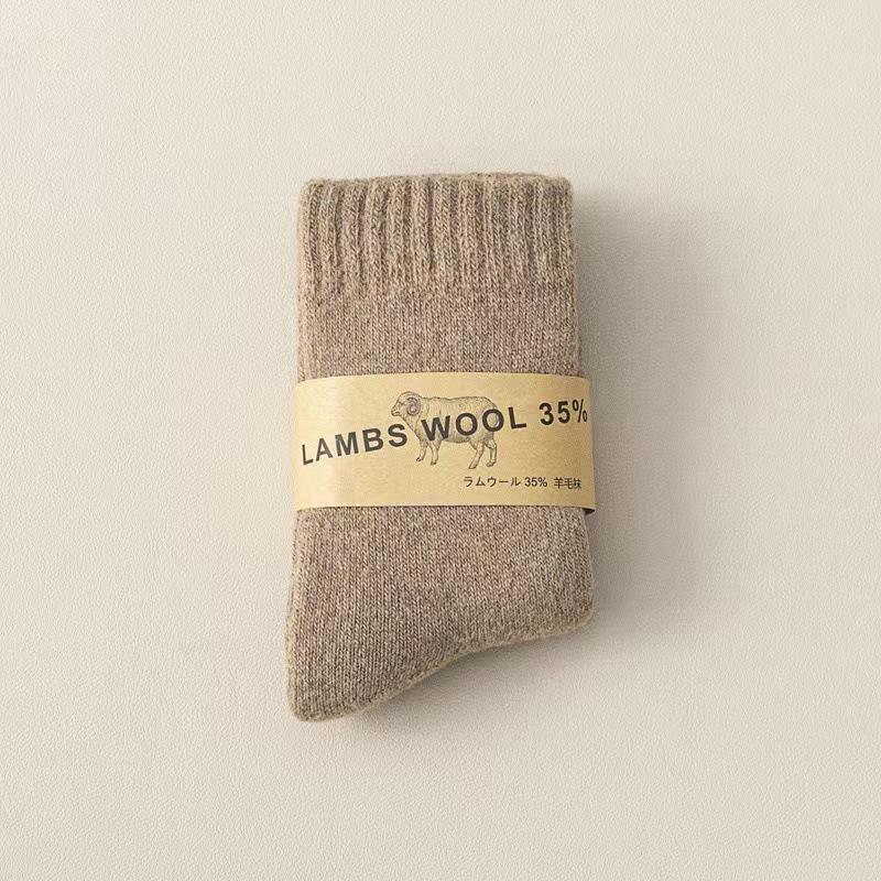 Barn Ullstrumpor Barn Pojkar Flickor Mjuka termostrumpor för baby Mode Enfärgad Barn Höst Vinter Cashmere Plyschsocka