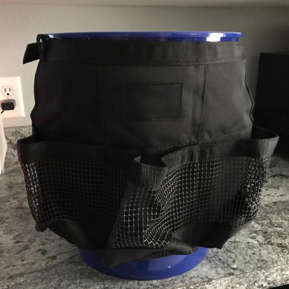 With Mesh Bucket Tool Organizer Multi-Pockets Bucket Accessories Bag for 5 Gallon Bucket Fishing