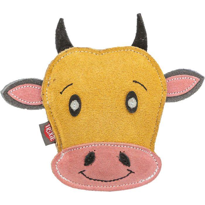 Jouet Peluche Pour Chien Vache En Cuir Trixie