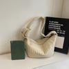 Pleated Hobo Bag Women's Large Capacity Lightweight Commuter Shoulder Bag Crossbody Bag