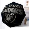 Las Vegas Raiders pattern, automatic folding umbrella, portable and foldable design, 8 ribs, a Christmas or birthday gift.