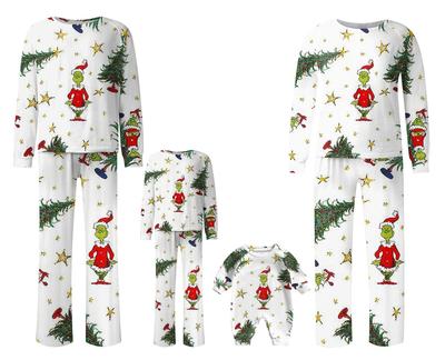 Passende Familiensets mit Weihnachtsmotiven, Langarmshirts und Hosen