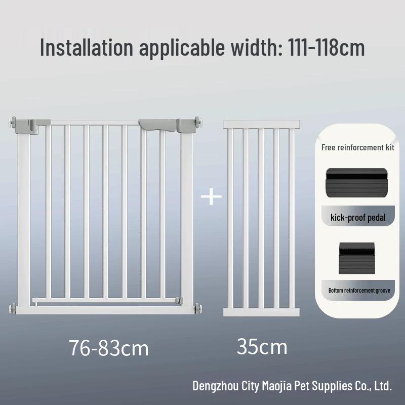 Indoor Pet Gate & Stairway Guard - No Drill Dog Fence & Playpen