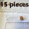 15/36/56 Pcs 30x70mm 30ml Glass Jars Cork Tiny Test Tube Bottles Clear Mini Containers DIY Wedding Favors Wishing Bottle