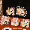 Cute Panda Fridge Magnet Cartoon Magnetic Fridge Decoration Acrylic Sheet Commemorative Small Gift