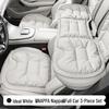 Luxury Nappa Leather Non-Slip Car Seat Cushions for Five-Seater - Thickened Design for Front and Rear Seats