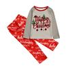 Family Matching Sets Pajamas, Loungewear Outfits,Family Matching Long Sleeve Tops+Pants Set