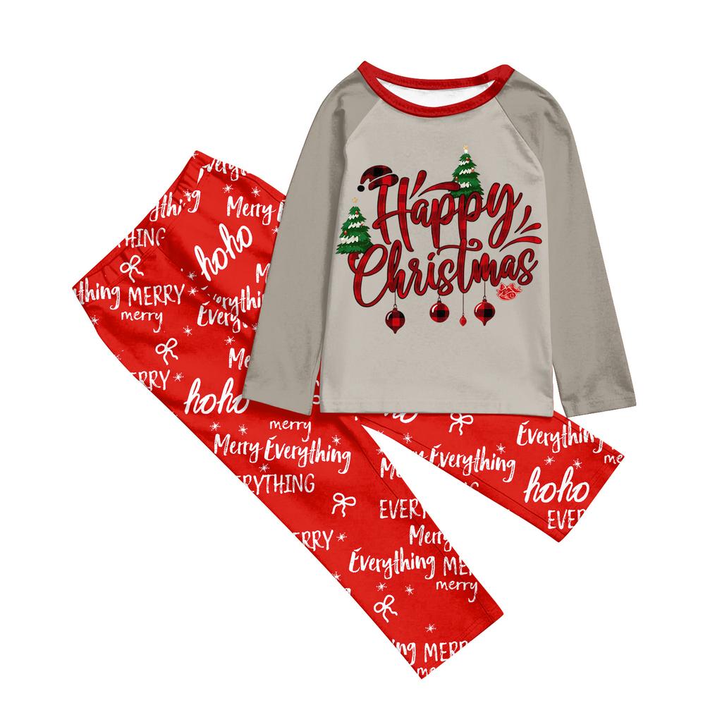 Family Matching Sets Pajamas, Loungewear Outfits,Family Matching Long Sleeve Tops+Pants Set