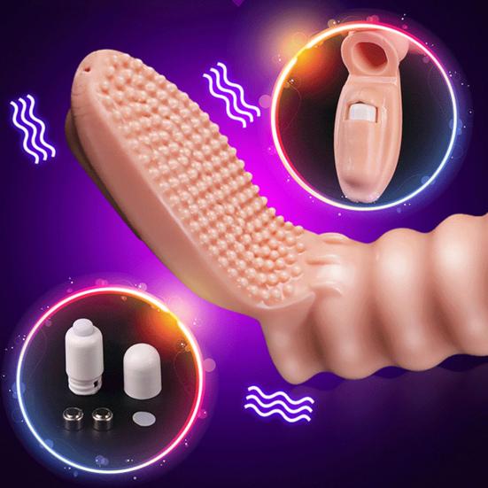 1Set Vibrator Thickening Increase Climax TPE Functional G Spot Sex Masturbator for Female