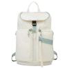 Fashion Simple Casual Polyester Backpack Unisex Backpack White 10027217-A01
