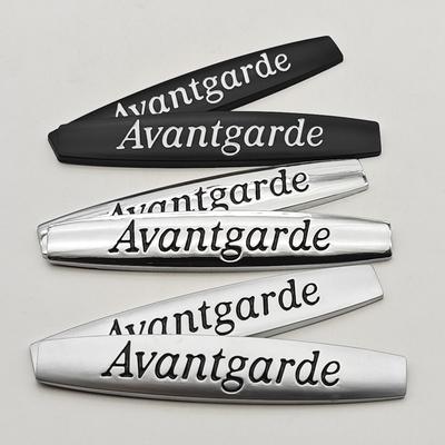 3D Metal Car Sticker Logo Avantgarde Emblem Fender Side Badge For Mercedes Benz W210 W211 W203 W204 W205 W212 W213 Accessories AN1 B14