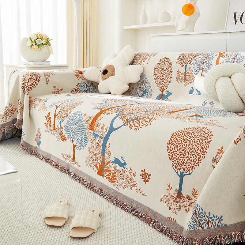 Chenille Internet Celebrity Sofa Towel Sofa Blanket Four Seasons Universal Sofa Cover Cloth with Imperial Concubine Seat