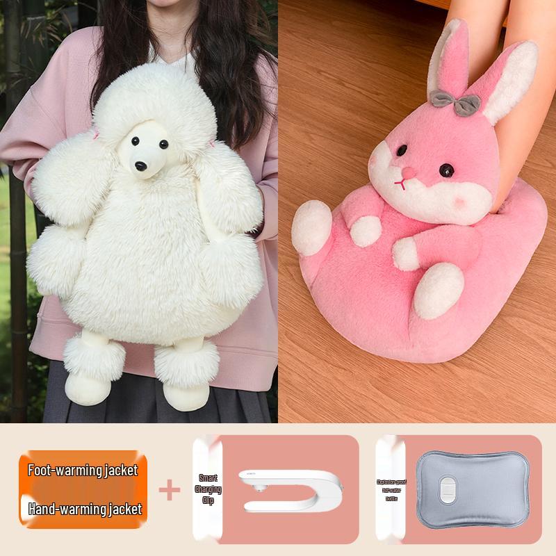 Electric Explosion-Proof Hot Water Bottle: Hand and Foot Warmer for Girls' Bed
