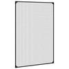 Moustiquaire fenêtre - Maison Exclusive - Magnétique - Anthracite 80x120 cm - Fibre de verre