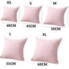 Colorful Solid Color Pillowcases Simple Cushion Cover Candy Color Pillow Case Cover  Office