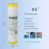 Elemento filtrante fine da 10 pollici per purificatore d'acqua domestico, diametro 6 cm