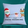 Square Pillowcase, Christmas Gift, Santa Car Supplies, Office Supplies, Living Room Sofa Cushion Cover,  Home Decoration.