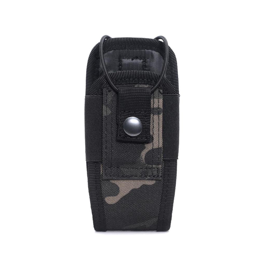 Camouflage Tactical MOLLE Walkie-Talkie Pouch - Multifunctional Outdoor Protective Case