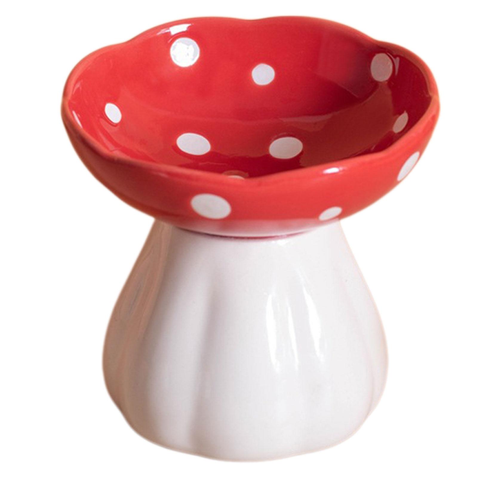 

Керамическая Миска для Кошки Легко Чистить Кормушка Поилка для Кошки Миски для Питомцев Аксессуары для Кошек Миска для Питомца Для Кормления и Поения Маленькой Собаки tulip красный