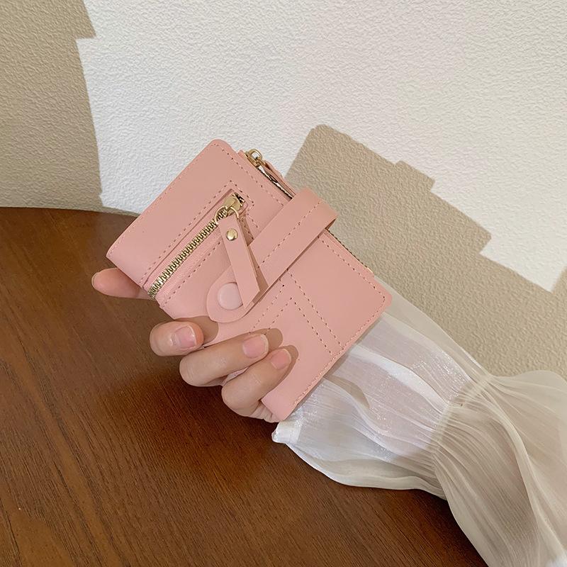 Women's wallet ins women's small wallet women's high-end short wallet multi-functional change bag