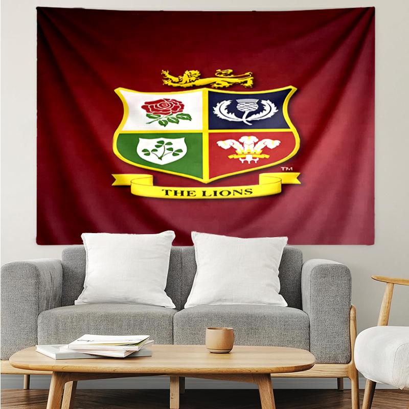 1PC British & Irish Lions Tapestry, Unique Design Tapestry, Suitable for Bedroom,Livingroom, Playroom,Heartwarming Holiday Gifts