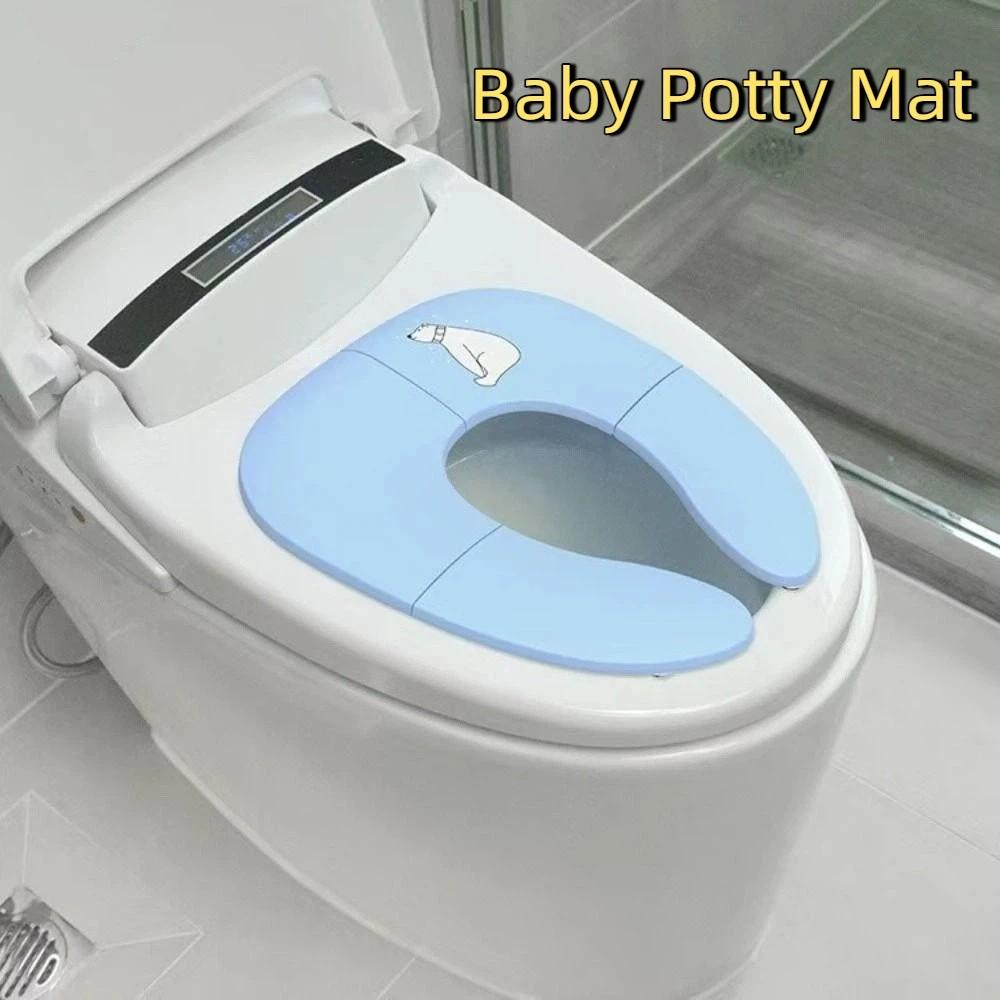 Washable Baby Travel Toilet Seat Cartoon Travel Potty Seat Toilet Training Seat  Public Restrooms