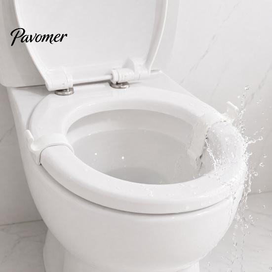 Toilet Seat Lift Handle Stabilizers, Fixing Buckle, Non Slip Lifter Clip for Wobbly Loose Seats, Bathroom Accessory Lid Lifting Aid