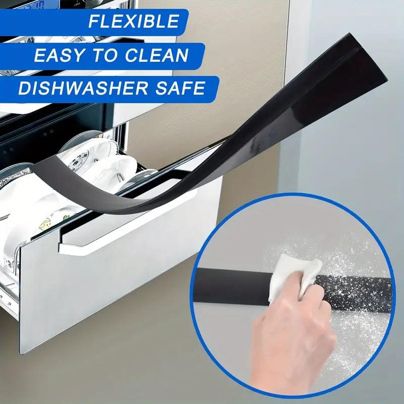 2pcs, 21-inch Sealing Strip Gap Strip Gap Cover Kitchen Oil Drain and Antifouling Sealing Strip Silicone Gap Seal