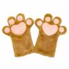 Thicken Cosplay Costume Gloves Cartoon Cat Claw Mittens Kawaii Plush Cat Paw Gloves  Gifts