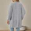 Women's Cardigans - Autumn Winter Women Batwing Sleeve Knit Sweater Cardigan Casual Oversized Open Front Coat Ladies Outerwear