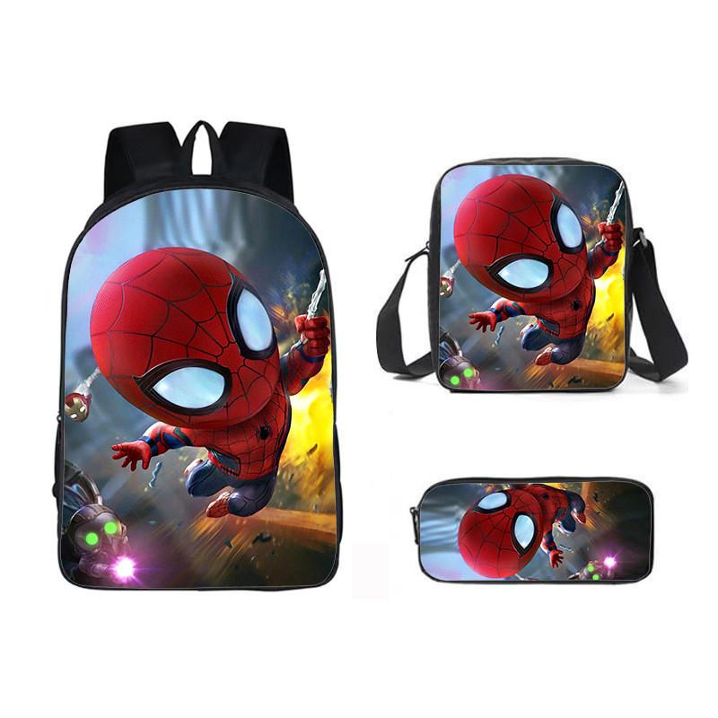 Backpack Piece Three Set Waterresistant Material Kids For